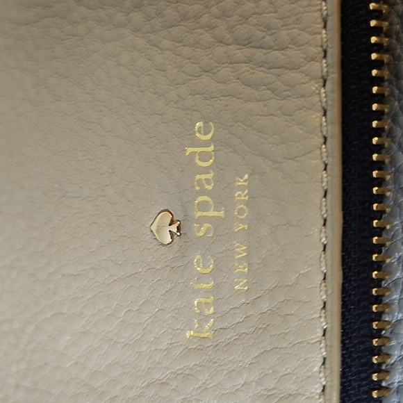 KATE SPADE NEW YORK Color Block Block Gray Tan Classic Crossbody - Picture 14 of 14